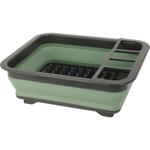 Faltbares Abtropfgestell - Ideal für Camping, kleine Küchen & unterwegs - Grü...