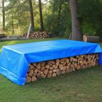 Abdeckplane 2x3m blau - Wetterfeste Polyethylen-Gewebeplane mit Ösen - Schutz...