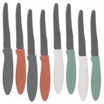 Steakmesser-Set 8 Stück - Müheloses Schneiden von Fleisch & Pizza - Scharfe E...