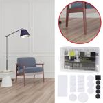 Filzgleiter selbstklebend 122 Stk. in Aufbewahrungsbox - Bodenschutz für Park...