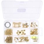 Bilderrahmen Aufhänger-Set 202 Teile - Praktisches Bildaufhänger-Set für Wand...