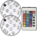 2er-Set LED Pool-Lampe - Unterwasserleuchte mit Farbwechsel & Fernbedienung -...