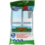 Feuchte Glasreinigungstücher 40 Stück - Mühelose schnelle Reinigung für Fenst...