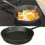 Gusseiserne Pfanne Ø 20 cm - Braten & Schmoren bei hoher Temperatur für safti...