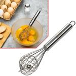 Kugel-Schneebesen Edelstahl - Teig schnell/effizient rühren, für Rührei/Pfann...