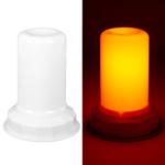LED-Flammenleuchte als sicherer Kerzenersatz – Warm-weisses Licht, Ø 7,5x9,5c...