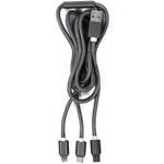 3in1 Universal USB-Ladekabel, Micro-USB, USB Typ C & Lightning, 120 cm, für i...