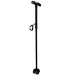 Gehstock mit LED-Lampe - Faltbar, höhenverstellbar 85-95 cm - 360° rutschfest...