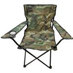 Campingstuhl klappbar Camouflage - mit Getränkehalterung & Tragetasche - robu...