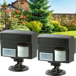 2er-Set Ultraschall-Tierschreck - effektiver Hunde-, Katzen- & Marderschreck ...