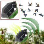 Schützender 2 in 1 Vogelschreck Ultraschall und Lichtsignal, deckt 100 - 150 ...