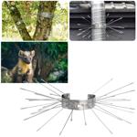 Marder-Abwehrgürtel 4er-Set – effektiver Kletterschutz für Regenrohre & Bäume...