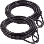 2er-Set Stahlseil wetterfest - Diebstahlsicherung für Gartenmöbel & Fahrräder...