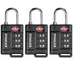 3er-Set TSA-Gepäckschloss - Sichere Flugreisen weltweit ohne Beschädigung - 3...
