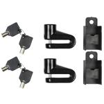 2er-Set Bremsscheibenschloss inkl. Halterung - Robuster Diebstahlschutz für M...