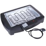 Elektrogrill 50x40x10 cm - Kompakter Tischgrill für spontane Nutzung drinnen ...