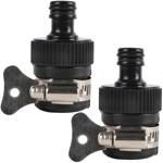 2er-Set Universal-Schlauchadapter - Für alle gängigen Wasserhähne (Ø 16-19mm)...