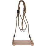 Kinderschaukel Kiefernholz – Schaukelspass im Garten & Draussen – 40x16cm Sit...