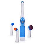 Elektrische Reinigungsbürste mit 4 Aufsätzen