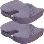 2er-Set Bambus-Sitzkissen - passt sich optimal Ihrem Körper an - Memory-Foam,...