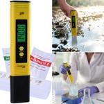 Digitales pH-Messgerät mit ATC-Funktion, LCD-Display, pH-Messbereich 0-14, pr...