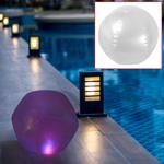 LED-Wasserball mit Farbwechsel Ø 20 cm - Ideal für Pool, See & Kinderzimmer -...