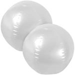 2er-Set LED-Wasserball - Farbwechsel Effekt - Ø 20 cm - Transparent - Ideal f...