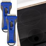 2er-Set Ceranfeldschaber mit Soft-Touch-Griff – praktischer Kochfeldschaber –...