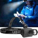 Stirnlampe mit flexiblem Kopfband und Zoomfunktion - Ideal für Outdoor, Campi...