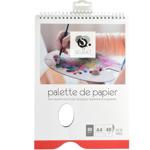 Paletten-Malblock A4 - Ideal für Ölfarben, Acryl, Gouache & Aquarell - 80g/m²...