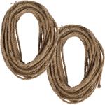 2er-Set Juteseil zum Basteln & Dekorieren - Robustes Naturmaterial 8m lang & ...