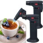 2er-Set Crème Brûlée Brenner – leistungsstarker Flambierbrenner für Küche & D...