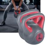 2er-Set Kettlebell, 4kg: effektives Ganzkörpertraining, Cardio und leichte Üb...