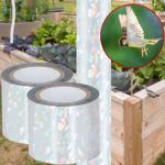 2er-Set Vogelschutzband - Hocheffektiver Schutz durch Lichtreflexion für Gart...