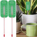 2er-Set Bodenthermometer - für optimale Aussaat & Schutz vor Bodenfrost - 0-5...