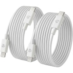 2er-Set iPhone Ladekabel MFi zertifiziert - optimal für Apple Geräte - 2m PVC...