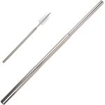 Ausziehbarer Metall Trinkhalm - inkl. Reinigungsbürste - Teleskop-Design, umw...