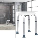 Stabiler & rutschfester Duschhocker, höhenverstellbar für ergonomischen Komfo...