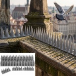 Taubenspikes 5,4m – effektive Anti-Vogel-Spikes in Grau , je 45 cm – wetterfe...
