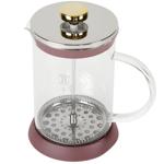 Design-French Press für Kaffee und Tee, 800ml, bordeaux: Für aromatischen Kaf...