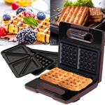 3in1 Sandwichmaker, Waffeleisen & Grill (780W) - Design-Küchenhelfer im trend...
