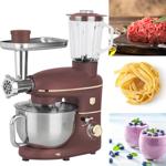 Vintage Küchenmaschine, robustes Getriebe, 5,5 l Edelstahlschüssel inkl. Flei...