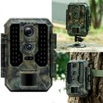 Profi 4K-Wildkamera mit IR-Nachtsicht-, Zeitraffer- & Timerfunktion, PIR Sens...