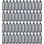 48 Sahnekapseln für gängige Schlag-Sahnespender, 8 g Gas pro Kapsel, Druckkap...