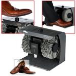 Elektrische Schuhputzmaschine, 90W, mit 2 Bürsten & Spender, schnelles Glanzf...