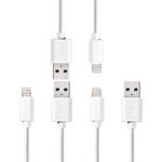 3er-Set iPhone Ladekabel, Lightning Kabel, USB-A, Apple MFi Zertifiziert, 1 m...