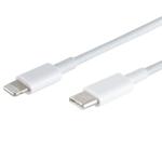 Schnellladekabel USB-C auf Lightning, weiss, 0,5 m, bis 480Mbit/s, Quick Char...