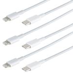 3er-Set Schnellladekabel USB-C auf Lightning - Superschnelles Laden Apple Ger...