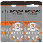 Rayovac Hörgeräte Batterien Typ 13 (PR48 ZL2) - Orange Farbcode - extralange ...