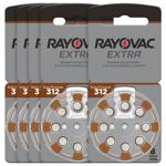 5er-Set Energieeffiziente Hörgeräte Batterien Extra Advanced Typ 312 (R312AE,...